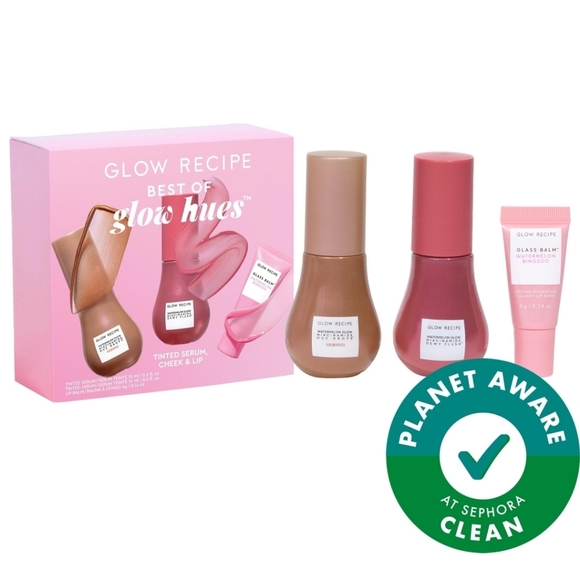 Glow Recipe Other - Glow Recipe Best of Glow Hues 3-piece Set: Tinted Serum, Cheek & Lip, NIB